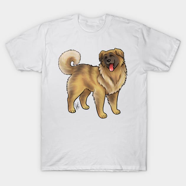 Dog - Leonberger - Brown T-Shirt by Jen's Dogs Custom Gifts and Designs